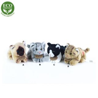 Obrázek z Kočka ležící plyš BEZ ZVUKU 15cm, 4dr; RP 0,06 Kč (4) 